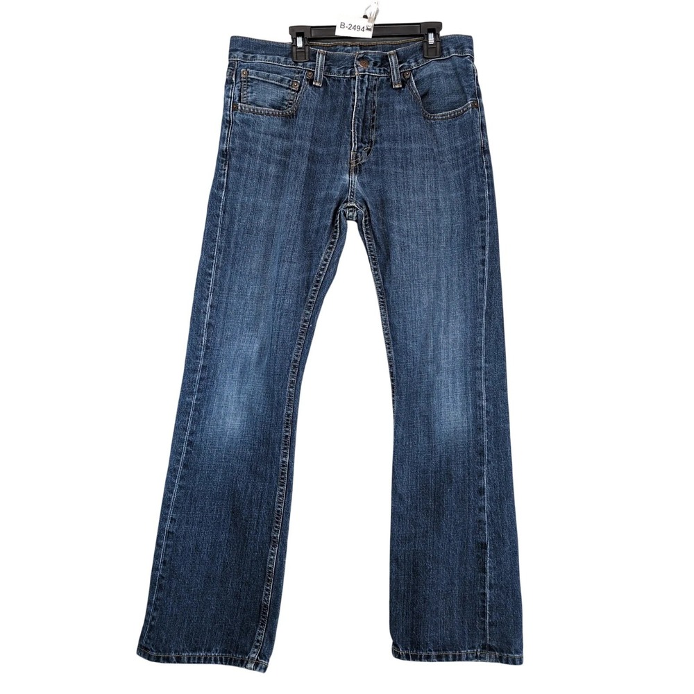 Levi's 527 Blue Denim Slim Bootcut Jeans Mens 32x30 Western Cowboy Workwear Y2K